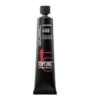 Goldwell Topchic - Краска для волос 6GB темный золотисто-коричневый блондин 60 мл.